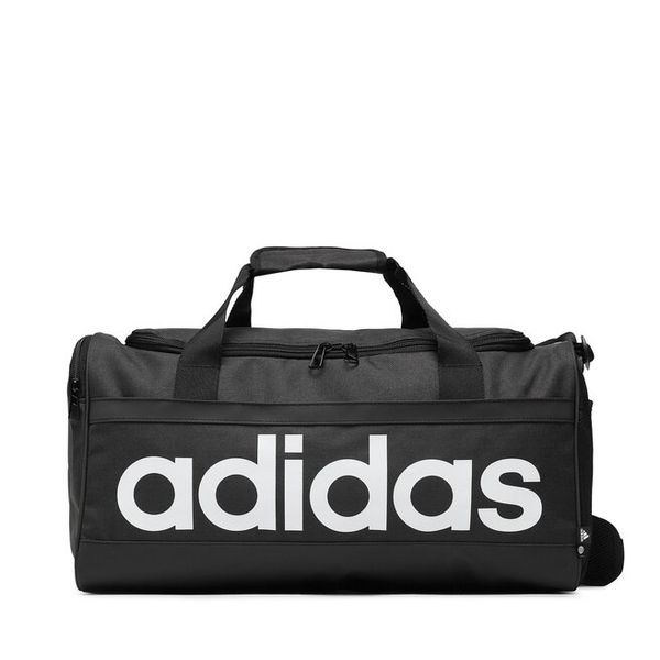 Torba adidas. Czarne torby sportowe męskie Adidas, bez wzorów. Za 89.99 zł.