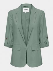ONLY Marynarka Aris 15310839 Zielony Loose Fit. Zielone żakiety damskie Only, bez wzorów, z wiskozy. Za 129.99 zł.