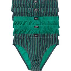 Slipy maxi (5 par) bonprix zielony w paski. Slipki męskie marki bonprix. Za 49.95 zł.