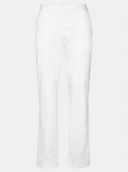 Tommy Hilfiger Chinosy Denton MW0MW25964 Biały Straight Fit. Białe eleganckie spodnie męskie Tommy Hilfiger, m, bez wzorów, z bawełny. Za 309.99 zł.