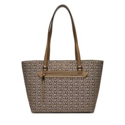 Torebka DKNY. Brązowe torebki do ręki damskie DKNY, bez wzorów, klasyczne, bez dodatków. Za 699.99 zł.