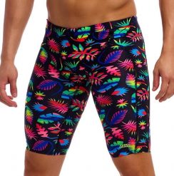 Spodenki do pływania Jammery Funky Trunks Lost Leaf. Brązowe kąpielówki męskie FUNKY TRUNKS, m, bez wzorów, z elastanu, do pływania. Za 169.99 zł.