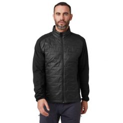 Kurtka Helly Hansen Lifa Loft Hybrid Insulator Jacket Czarna. Czarne kurtki męskie Helly Hansen, na zimę, l, bez wzorów, sportowe, bez kaptura. W wyprzedaży za 659.00 zł.