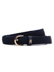 Tommy Hilfiger Pasek z zawartością skóry Kobiety skóra niebieski, 90. Niebieskie paski damskie Tommy Hilfiger, bez wzorów, ze skóry. Za 149.95 zł.