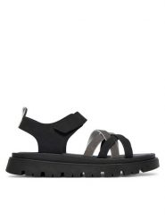 Primigi Sandały 1438233 S Czarny. Czarne sandały dziewczęce Primigi, ze skóry, bez zapięcia. Za 219.99 zł.