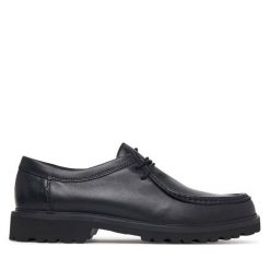 Półbuty Clarks. Czarne półbuty na co dzień męskie Clarks, bez zapięcia. Za 349.99 zł.
