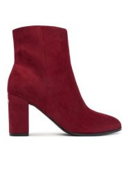 Guess Botki FLFBER SUE10 Bordowy. Czerwone botki damskie Guess, bez obcasa, na słupku, bez zapięcia. Za 544.99 zł.