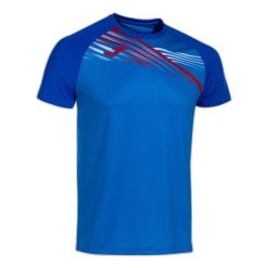 Jersey Joma Elite X. Niebieskie koszulki sportowe męskie Joma, m, bez wzorów, z jersey, bez kołnierzyka, bez ramiączek, do biegania. W wyprzedaży za 94.60 zł.