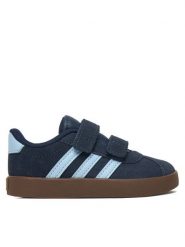 Adidas Sneakersy Vl Court 3.0 Cf I KI6491 Granatowy. Niebieskie buty sportowe chłopięce Adidas, bez wzorów, ze skóry, bez zapięcia. Za 179.99 zł.