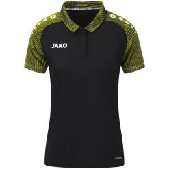 Damska koszulka polo Jako Performance. Czarne koszulki sportowe damskie Jako, bez wzorów, z materiału, bez kołnierzyka, bez ramiączek, do piłki nożnej. Za 149.63 zł.