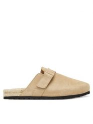 Manebi Espadryle K 1.1 B0 Beżowy. Brązowe espadryle damskie Manebi, bez wzorów, ze skóry, bez obcasa, bez zapięcia. Za 429.99 zł.