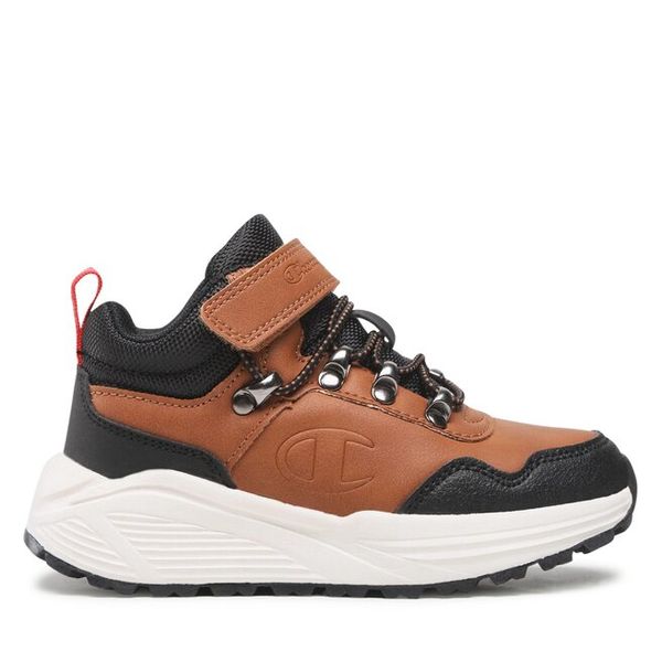 Sneakersy Champion. Brązowe trampki i tenisówki chłopięce Champion, bez wzorów, bez zapięcia. Za 159.99 zł.