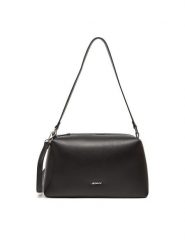 JENNY Torebka C-JNY-M-005-08 Czarny. Czarne torebki do ręki damskie Jenny, bez wzorów, z materiału, bez dodatków. Za 119.99 zł.