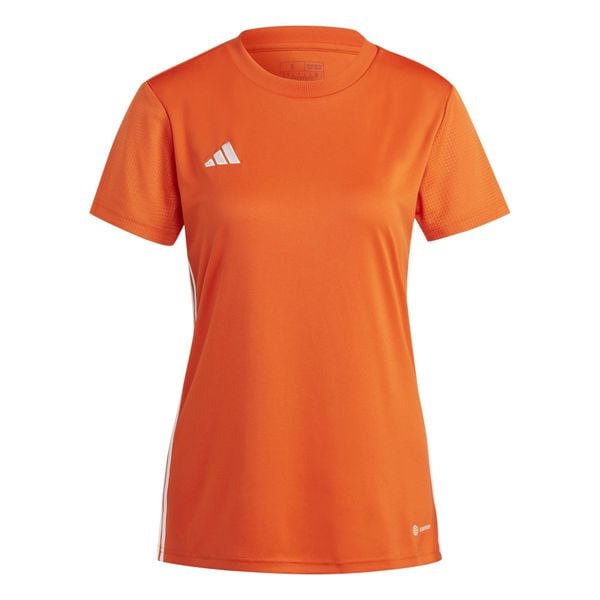 Koszulka damska adidas Tabela 23 Jersey. Białe koszulki sportowe damskie Adidas, xs, bez wzorów, z jersey, bez kołnierzyka, bez ramiączek, do piłki nożnej. Za 69.00 zł.