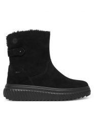 Caprice Botki 9-26410-45 Czarny. Czarne botki damskie Caprice, ze skóry, bez obcasa, na płaskiej podeszwie, bez zapięcia. Za 649.99 zł.