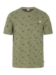 Protest PRTElston t-shirt - Artichoke green. Zielone t-shirty męskie Protest, m, bez wzorów, bez kołnierzyka. Za 213.00 zł.