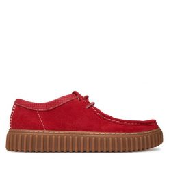 Półbuty Clarks. Brązowe półbuty na co dzień męskie Clarks, z gore-texu, bez zapięcia. Za 649.99 zł.