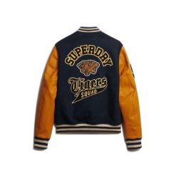 Kurtka Superdry. Niebieskie kurtki sportowe męskie Superdry., m, bez wzorów, z wełny. Za 703.35 zł.