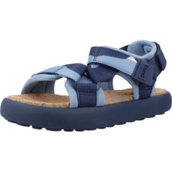 Sandały CAMPER K800579 Niebieski. Niebieskie sandały męskie Camper, z tkaniny, bez zapięcia. Za 231.99 zł.