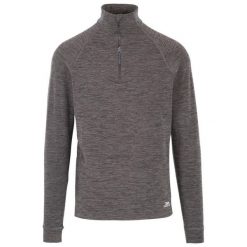 Bluza Męska Harold Half Zip. Czerwone bluzy męskie Trespass, na zimę, m, bez wzorów, z dzianiny, bez kaptura. Za 287.99 zł.