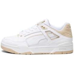 Buty sportowe Puma Slipstream. Białe obuwie sportowe damskie Puma, bez wzorów, z materiału, trekkingowe. Za 290.00 zł.