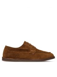 Tommy Hilfiger Półbuty Stitchdown Suede Derby FM0FM05841 Brązowy. Brązowe półbuty na co dzień męskie Tommy Hilfiger, ze skóry, bez zapięcia. Za 569.99 zł.