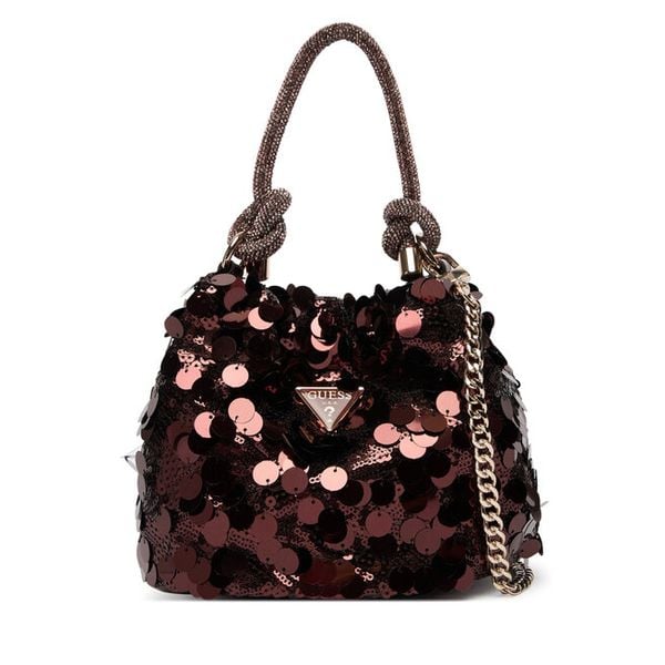 Torebka Guess. Czerwone torebki do ręki damskie Guess, z aplikacjami, klasyczne, bez dodatków. Za 719.99 zł.