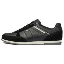 Geox tenisówki męskie Renan 44 czarne. Czarne trampki męskie Geox, bez wzorów, bez zapięcia. Za 479.00 zł.