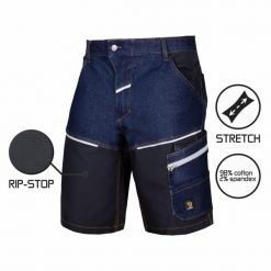 PROCERA SPODNIE KRÓTKIE funkcjonalnych kieszeni odblaskowe detale wytrzymała tkanina skład 98% bawełna 2% spandex 240g/m2 splot RIP-STOP 48. Spodnie sportowe męskie PROCERA, m, bez wzorów, z bawełny. Za 84.19 zł.