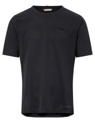 Koszulka rowerowa M Kuro Shirt II. Czarne koszulki sportowe męskie Vaude, l, bez wzorów, z dzianiny, bez kołnierzyka, bez ramiączek, na fitness i siłownię. Za 259.00 zł.