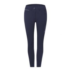 Damskie spodnie jeździeckie z pełnym lejem Cavallo Cayenne. Niebieskie spodnie sportowe damskie CAVALLO, bez wzorów, do jazdy konnej. Za 590.00 zł.