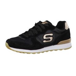 Buty do chodzenia damskie Skechers 111BLK. Czarne obuwie sportowe damskie Skechers, bez wzorów, z materiału, trekkingowe, Skechers Sport. Za 321.31 zł.