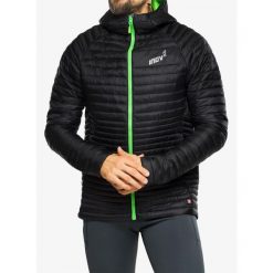 Kurtka ocieplana Inov-8 Thermoshell Pro Full-Zip. Czarne kurtki męskie Inov-8, s, bez wzorów, z puchu, sportowe, bez kaptura. Za 417.99 zł.