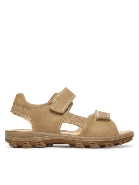 Primigi Sandały 1394500 S Beżowy. Brązowe sandały chłopięce Primigi, ze skóry, bez zapięcia. Za 279.99 zł.