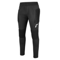Spodnie bramkarskie męskie Reusch Contest II Pant Advance czarne. Czarne spodnie sportowe męskie Reusch, m, bez wzorów, z dresówki, do piłki nożnej. Za 199.99 zł.