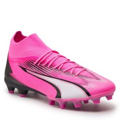 Buty do piłki nożnej Puma. Czerwone buty sportowe męskie Puma, bez zapięcia. Za 349.99 zł.