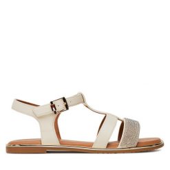 Sandały Tommy Hilfiger. Sandały dziewczęce Tommy Hilfiger, bez zapięcia. Za 219.99 zł.