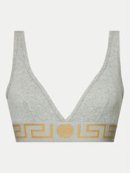 Versace Biustonosz braletka AUD01047 Szary. Szare biustonosze Versace, bez wzorów, z bawełny. Za 399.99 zł.