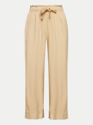 Deha Spodnie materiałowe A00635 Beżowy Regular Fit. Brązowe spodnie materiałowe damskie Deha, s, bez wzorów, z materiału. Za 399.99 zł.