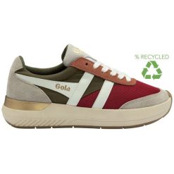 Trenerzy damscy Gola Raven. Czerwone obuwie sportowe damskie Gola, bez wzorów, trekkingowe. Za 510.50 zł.