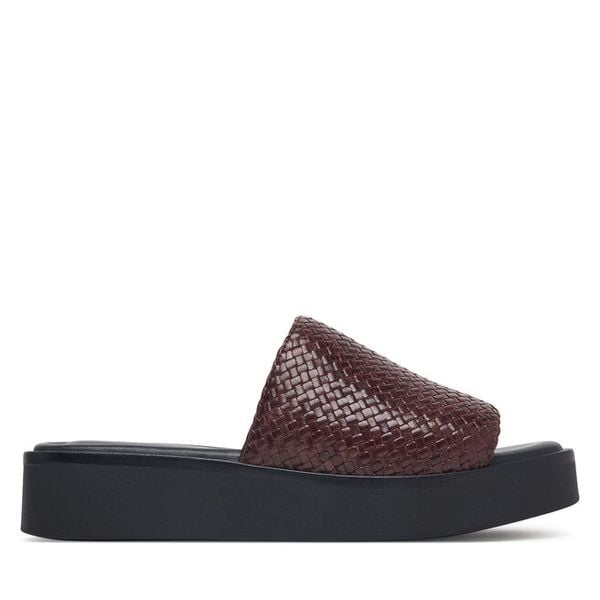 Klapki Vagabond Shoemakers. Brązowe klapki damskie Vagabond Shoemakers, bez wzorów, bez obcasa. Za 519.99 zł.