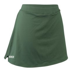 Spódniczka do hokeja na trawie damska Korok FH500. Zielone spódnice damskie KOROK, m, bez wzorów, z elastanu, sportowe, sportowe. W wyprzedaży za 49.99 zł.