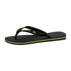 Japonki plażowe damskie Ipanema Classic Brasil II FEM. Czarne klapki damskie Ipanema, bez wzorów, z gumy, bez obcasa, na płaskiej podeszwie. Za 115.70 zł.