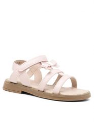 Nelli Blu Sandały CM220702-5 Różowy. Czerwone sandały dziewczęce Nelli Blu, ze skóry, bez zapięcia. Za 49.99 zł.