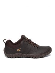 CAT Footwear Półbuty Instruct P722310 Brązowy. Brązowe półbuty na co dzień męskie CAT Footwear, z nubiku, bez zapięcia. Za 329.99 zł.