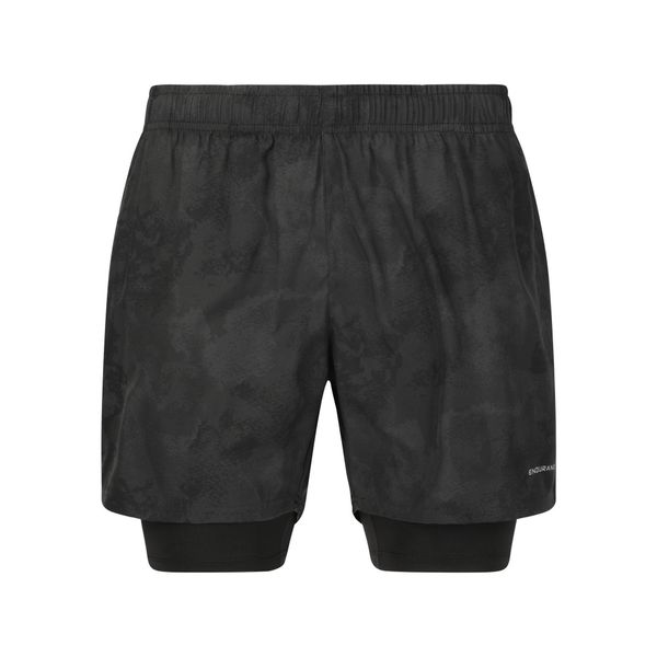 Szorty 2 w 1 Endurance Koy. Brązowe krótkie spodenki sportowe męskie Endurance, m, bez wzorów. Za 179.50 zł.