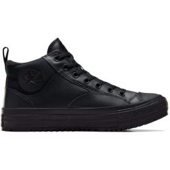 Buty sportowe Converse Chuck Taylor All Star Malden Street Boot. Czarne obuwie sportowe damskie Converse, bez wzorów, ze skóry ekologicznej. Za 590.00 zł.