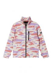 Bluza dziewczęca Reima Iisisti. Czerwone bluzy dla dziewczynek Reima, bez wzorów, z elastanu, bez ramiączek, bez kaptura. Za 269.49 zł.