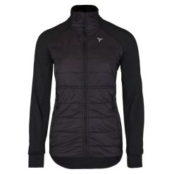 Kurtka damska zapinana na zamek Silvini Sillaro. Czarne kurtki sportowe damskie Silvini, l, bez wzorów, z materiału, bez kaptura, narciarskie, primaloft. Za 463.50 zł.
