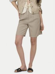 ONLY Szorty materiałowe Aris 15364121 Beżowy Regular Fit. Brązowe szorty damskie Only, xl, bez wzorów, z materiału. Za 149.99 zł.